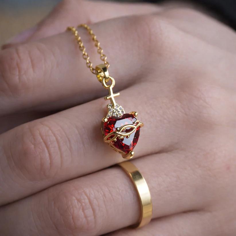 Kit de Collares Sagrado Corazón — Jesús y María