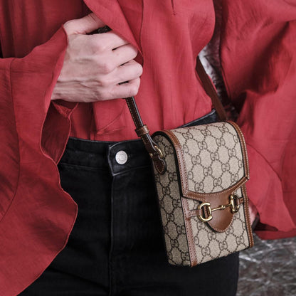 Gucci GG Supreme Horsebit 1955 Mini Bag