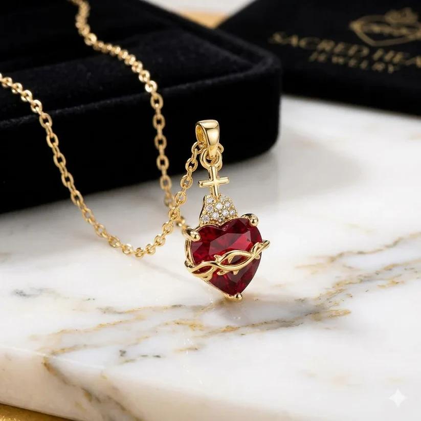 Kit de Collares Sagrado Corazón — Jesús y María